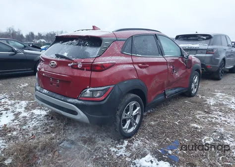 2022 Hyundai Kona Sel из США, поврежденный, VIN KM8K62AB9NU842785